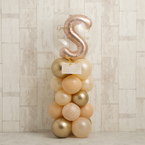 大人可愛いを叶えるローズゴールドナンバーミディアムスタンド