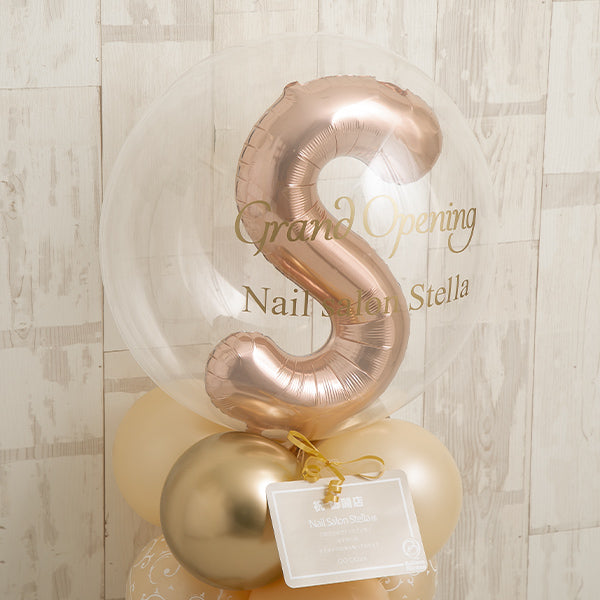 大人可愛いを叶えるローズゴールドナンバーミディアムスタンド