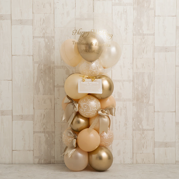 リボンと大人可愛いを叶えるローズゴールドミディアムスタンド