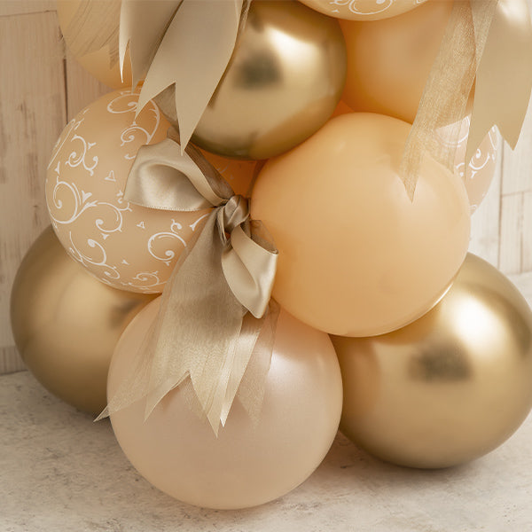 リボンと大人可愛いを叶えるローズゴールドミディアムスタンド