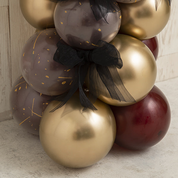 リボン＆レッドゴールドミディアムスタンド