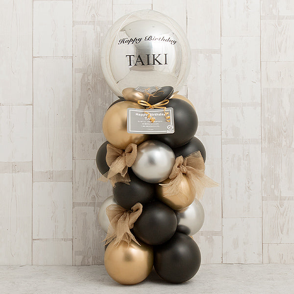 リボン&モノクロシックミディアムスタンド