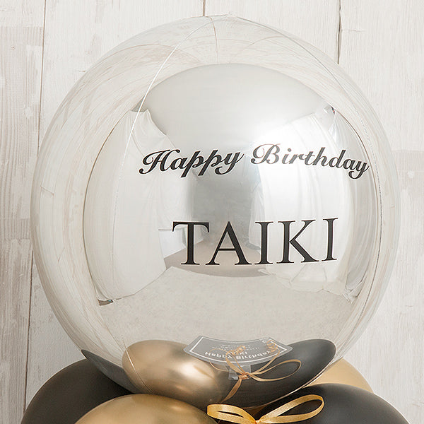 リボン&モノクロシックミディアムスタンド