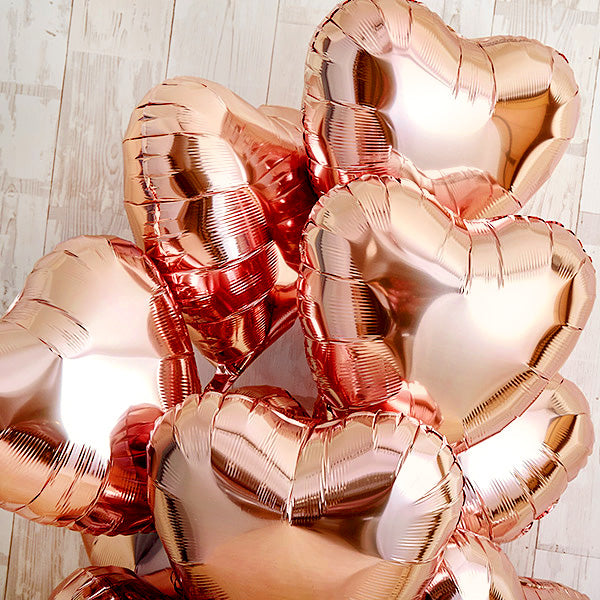 大人ローズゴールドハート