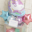 パステルユニコーンバルーンキューブボックス