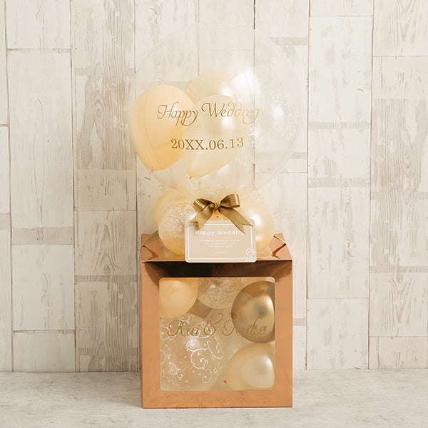 大人可愛いを叶えるフィリグリーバルーンキューブボックス