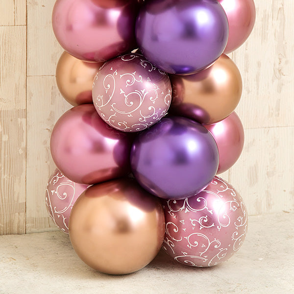 パープルグラデーション＆フィリグリーミディアムスタンド