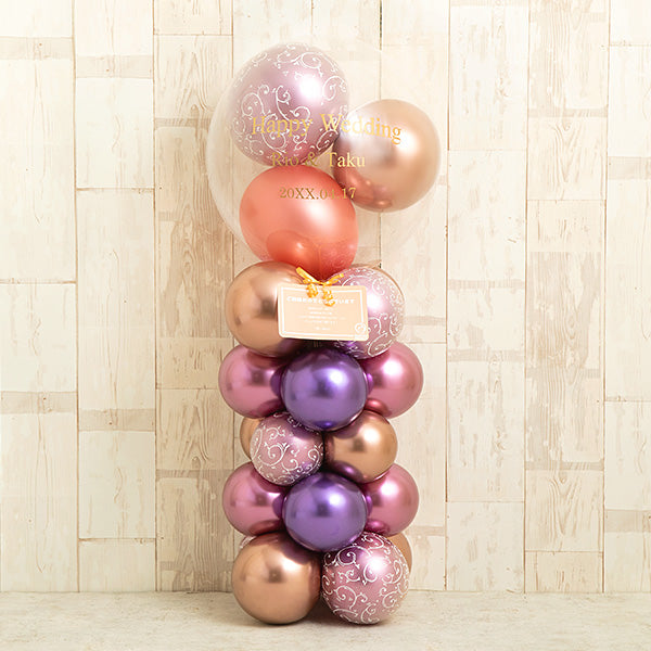 パープルグラデーション＆フィリグリーミディアムスタンド