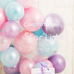 キャンディスターライトパステルハーフサークルバルーンベース