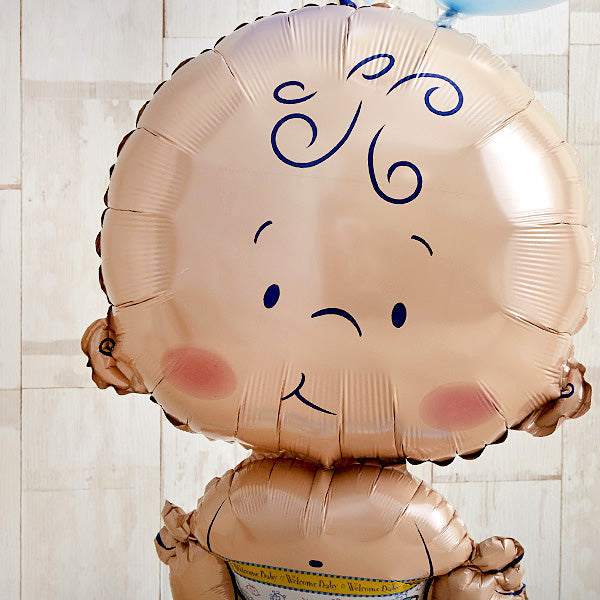 BABYバルーンでお祝いするBlue Baby Shower