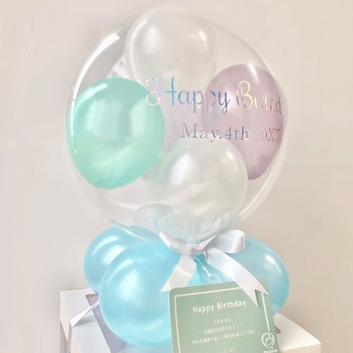 透明感あふれる マリンキューブボックス