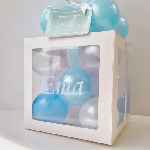 透明感あふれる マリンキューブボックス