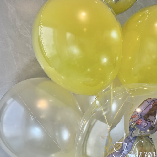 プリンセス・ベルのドレスアップヘイローリングバルーン