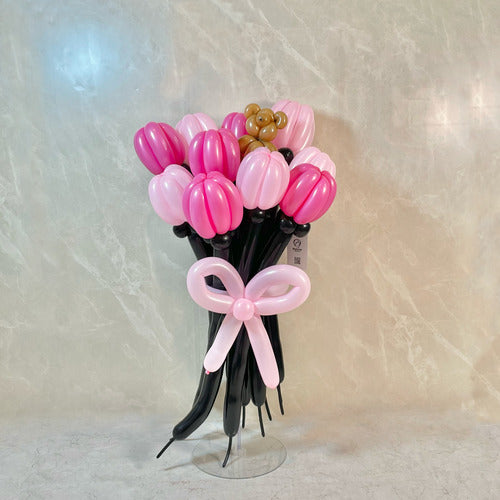 black×pinkballoonbouquet(M)