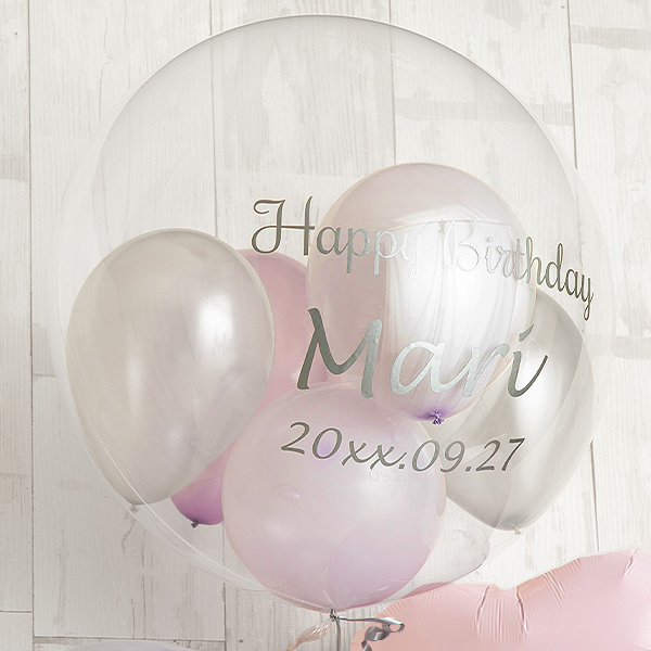 パステルパープルグラデーションwithハート