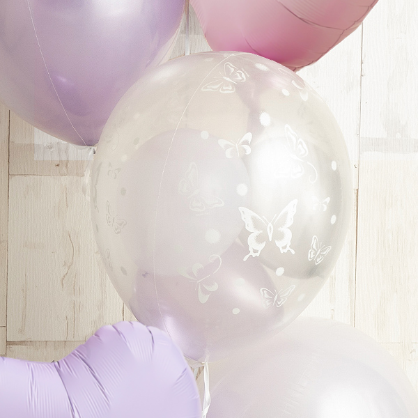 パステルパープルグラデーションwithハート