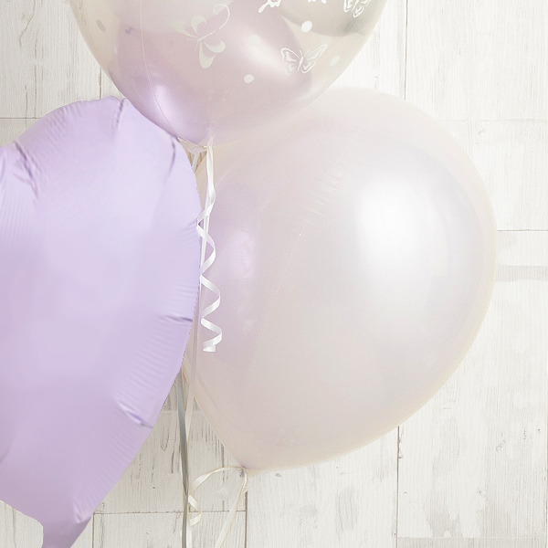 パステルパープルグラデーションwithハート