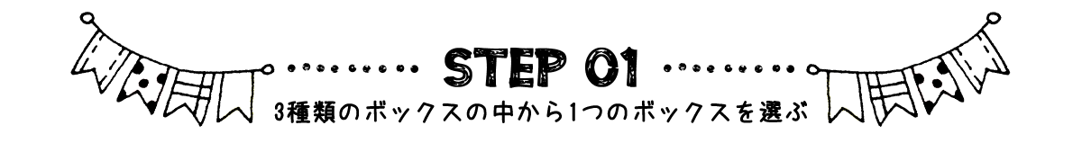 STEP1 ボックスタイプを選ぶ