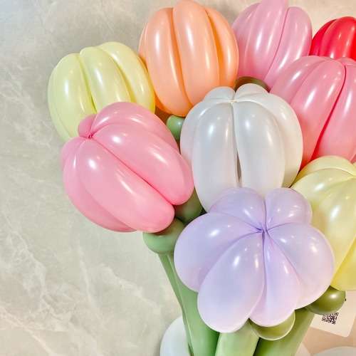 pastel cutie balloon bouquet(M)[2]